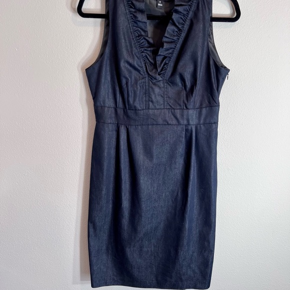 Studio 7 Sleeveless Denim Dress Sz 8 - Picture 2 of 10